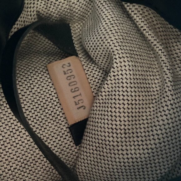 DOONEY & BOURKE Pebbled Drawstring Bucket Handbag Satchel Black Leather 10x9 - Picture 13 of 13